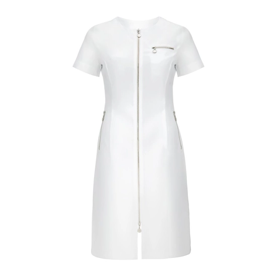 Meclo biała sukienka medyczna SONIA II