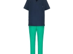 Meclo spodnie medyczne męskie SLIM zielone